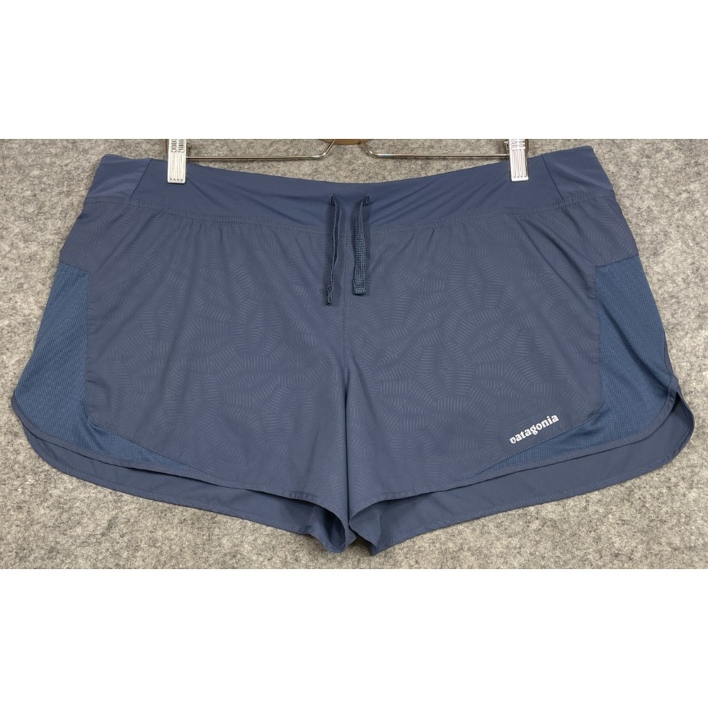 Patagonia Strider Shorts 3" XL Hexy Dolomite Blue XL - Picture 1 of 15